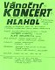 Plakát vánočního koncertu v Chomutově v r. 1997 